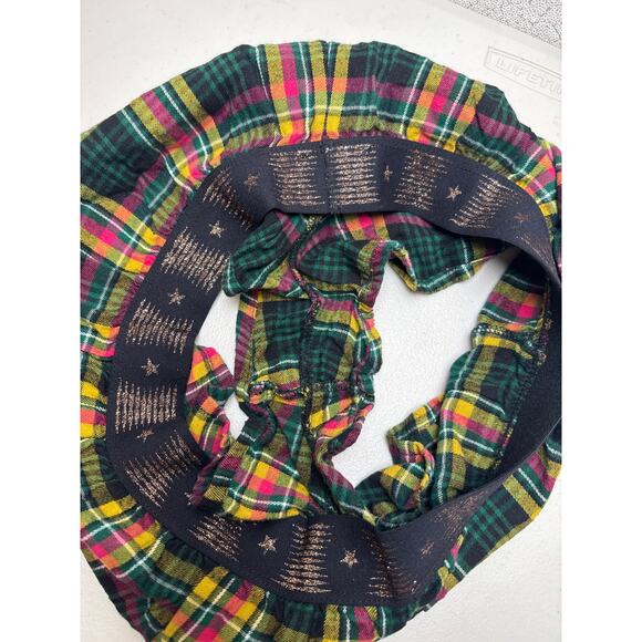 Savage x Fenty Tied Up Tartan Plaid Grommet Plaid Sleep Short Med - Picture 7 of 7